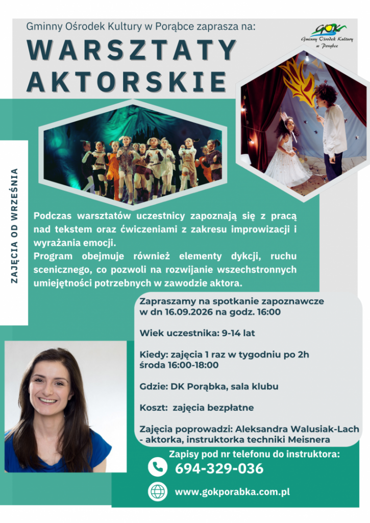 Warsztaty aktrorskie - nabór