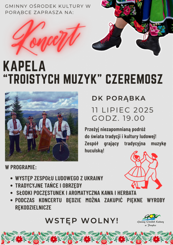 Koncert Kapeli Troistych Muzyk Czeremosz
