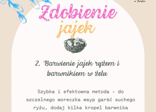 warsztaty kolorowe jajka